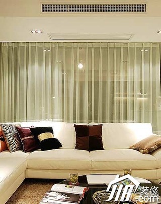 简约风格公寓简洁5-10万110平米客厅沙发图片