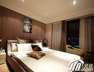简约风格公寓大气5-10万110平米卧室床图片
