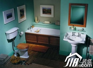 混搭风格富裕型卫生间洗手台图片
