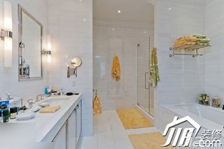 简约风格公寓经济型90平米卫生间洗手台图片
