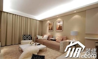 简约风格公寓舒适经济型90平米客厅沙发图片