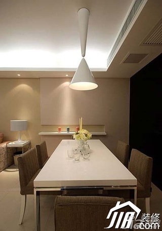 简约风格公寓简洁经济型90平米餐厅餐桌图片