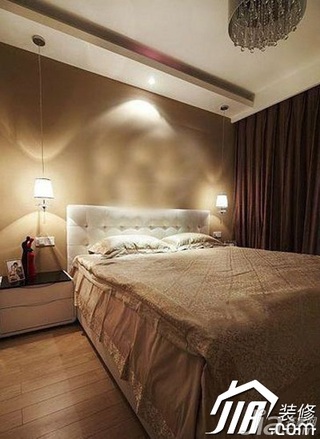 混搭风格三居室舒适5-10万卧室床图片