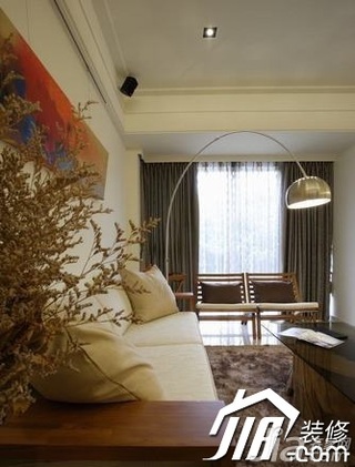 简约风格公寓舒适经济型100平米客厅灯具图片