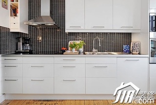 简约风格复式实用富裕型厨房橱柜设计