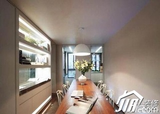 简约风格二居室舒适经济型70平米餐厅餐桌图片