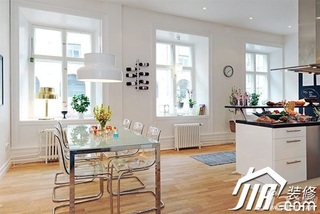 欧式风格别墅白色豪华型厨房橱柜设计