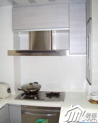 简约风格三居室简洁白色5-10万90平米厨房橱柜设计图
