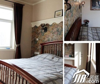 中式风格3万-5万60平米卧室床图片