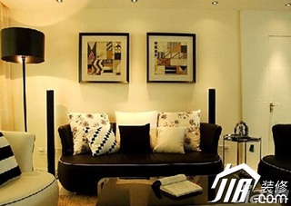 简约风格公寓简洁富裕型90平米客厅灯具图片