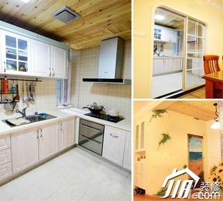田园风格公寓富裕型100平米厨房改造