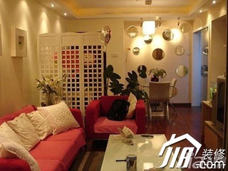 宜家风格公寓温馨经济型100平米客厅沙发效果图