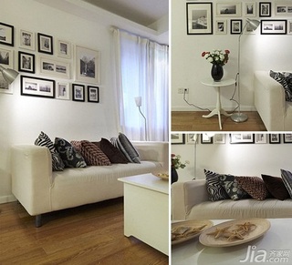 简约风格公寓简洁50平米客厅沙发背景墙沙发图片
