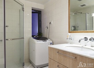 简约风格公寓50平米卫生间洗手台效果图