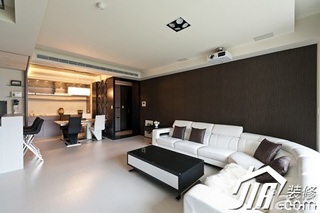 简约风格公寓经济型100平米客厅沙发背景墙沙发效果图