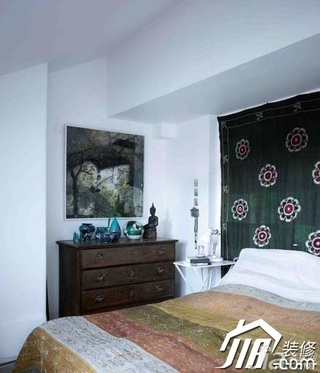 欧式风格公寓经济型110平米卧室床图片