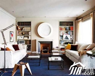 欧式风格公寓简洁经济型110平米客厅沙发效果图
