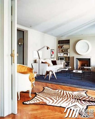 欧式风格公寓简洁经济型110平米客厅沙发图片