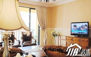欧式风格公寓3万-5万100平米客厅电视柜图片