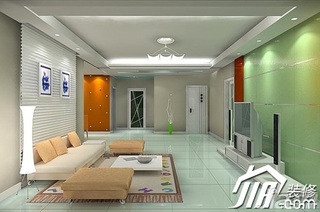 简约风格公寓简洁富裕型100平米客厅沙发背景墙沙发图片