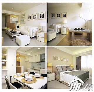 简约风格公寓简洁富裕型100平米客厅沙发背景墙沙发图片