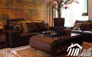 欧式风格公寓稳重豪华型客厅沙发背景墙沙发效果图
