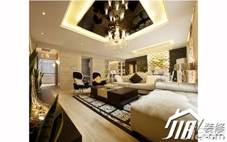 欧式风格公寓简洁豪华型客厅沙发效果图