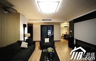 简约风格公寓大气富裕型100平米客厅背景墙沙发图片