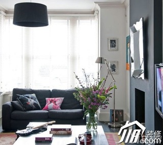 简约风格小户型简洁经济型40平米客厅沙发图片