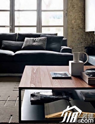 简约风格小户型经济型70平米客厅沙发效果图