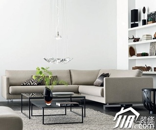 简约风格小户型简洁经济型70平米客厅沙发图片