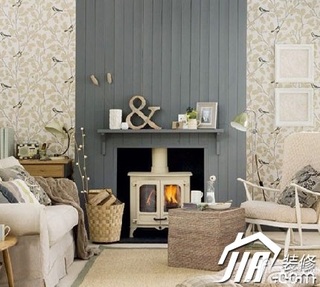 欧式风格小户型时尚经济型80平米客厅背景墙沙发图片