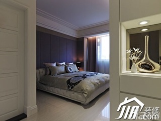新古典风格120平米卧室隔断床图片