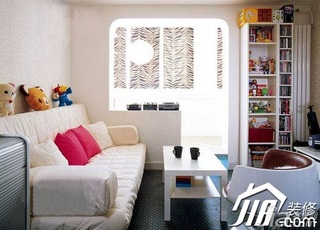简约风格公寓简洁经济型100平米客厅沙发图片