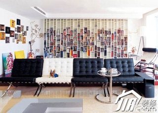 简约风格公寓简洁经济型100平米客厅背景墙沙发图片