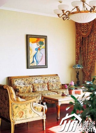 简约风格公寓奢华经济型100平米客厅沙发图片