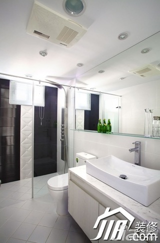 新古典风格三居室120平米卫生间洗手台效果图