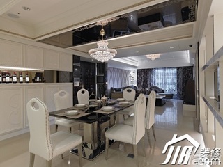 新古典风格公寓140平米以上餐厅餐桌效果图