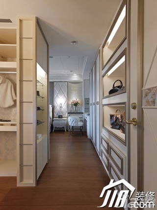 新古典风格公寓140平米以上衣帽间衣柜安装图