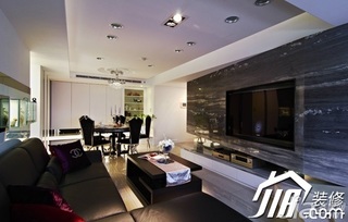 新古典风格公寓古典富裕型90平米客厅电视背景墙沙发效果图