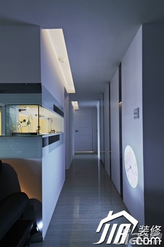 新古典风格公寓富裕型90平米走廊设计图