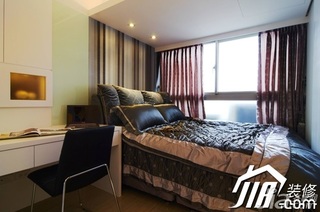 新古典风格公寓古典富裕型90平米卧室床效果图