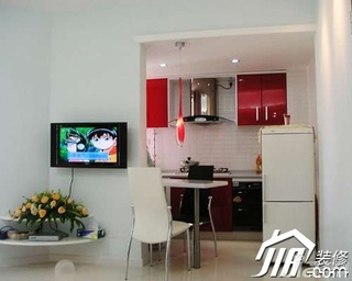 简约风格一居室简洁5-10万50平米厨房橱柜安装图