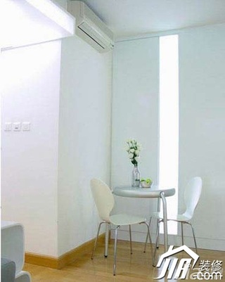 简约风格一居室简洁白色5-10万50平米餐厅餐桌效果图