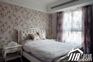 新古典风格别墅简洁豪华型卧室床效果图