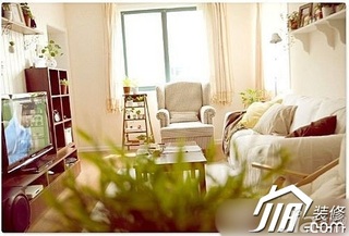 公寓浪漫5-10万90平米客厅沙发背景墙沙发效果图