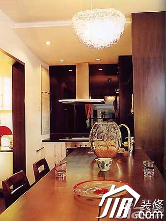 简约风格,5-10万装修,公寓装修,70平米装修,经济型装修,灯具,餐厅,餐桌