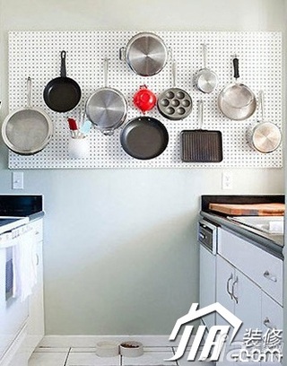 混搭风格小户型简洁富裕型70平米厨房橱柜效果图