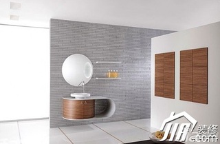 简约风格公寓5-10万100平米卫生间浴室柜图片