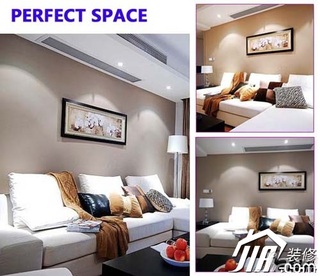 混搭风格公寓简洁白色富裕型100平米客厅沙发图片
